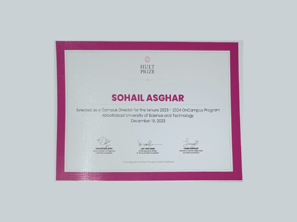 Campus Director of Hult Prize